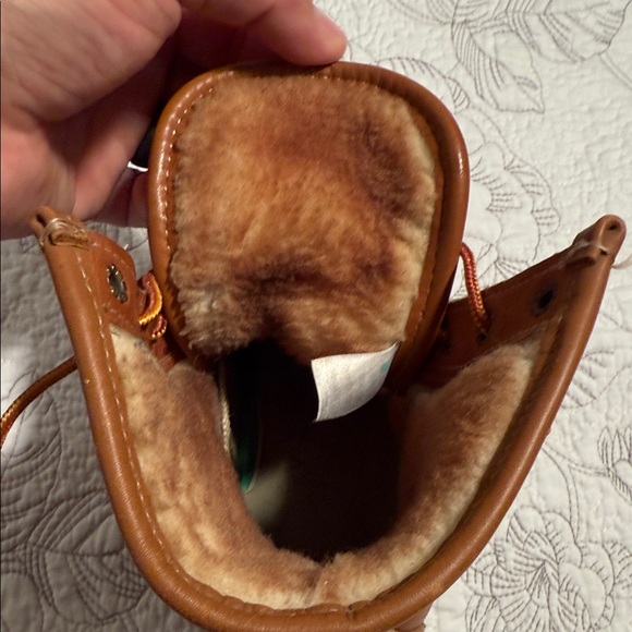 L.L. Bean Tan and Brown Lace-Up Boots - Picture 5 of 16